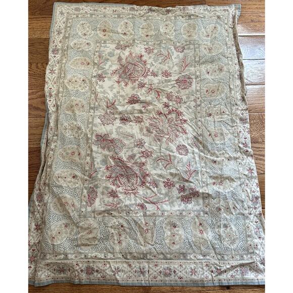 Ralph Lauren HALF MOON BAY PHOEBE Standard Size Sham Case blue ivory pink - Picture 2 of 9